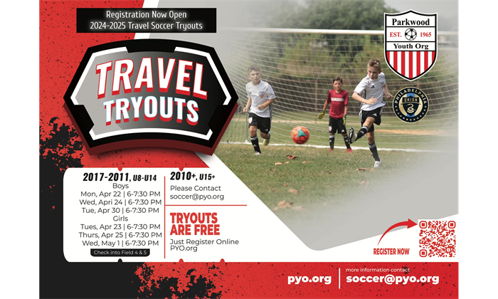 2024-2025 Travel Soccer Tryouts IS HERE!!! 